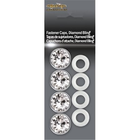 Cruiser Accessories Cruiser Accessories 82730 Fastener Caps; Diamond Bling 82730